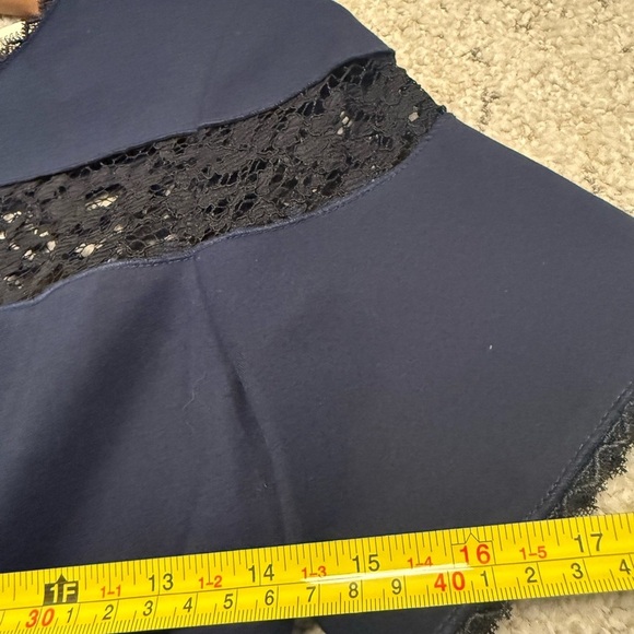 Rebecca Taylor size 0 lace EUC Blue A-line Cocktail Dress - Picture 9 of 15